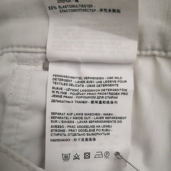 Raphaela by Brax Proform Slim Ladies Size 18R Rosanna Rocket Off White Pants - Picture 7 of 14